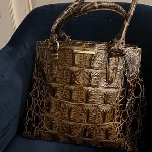Brahmin Satchel -12” Tall X 16” long at bottom